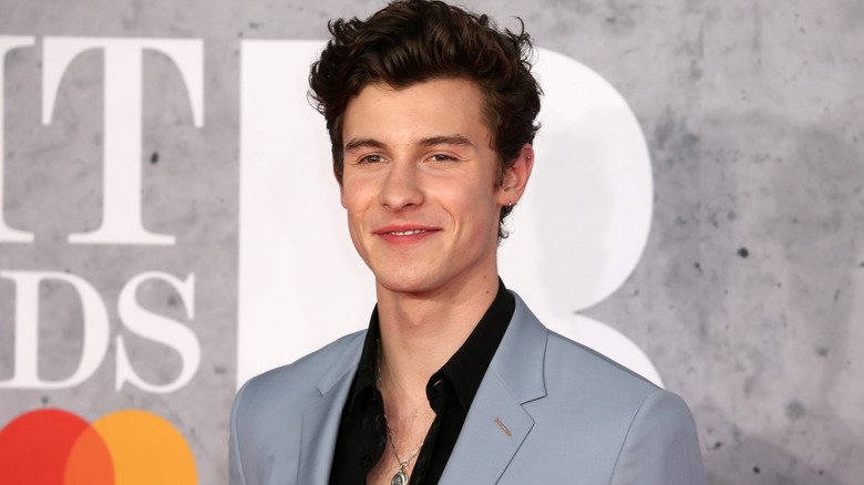 Shawn Mendes vid Brit Awards i London