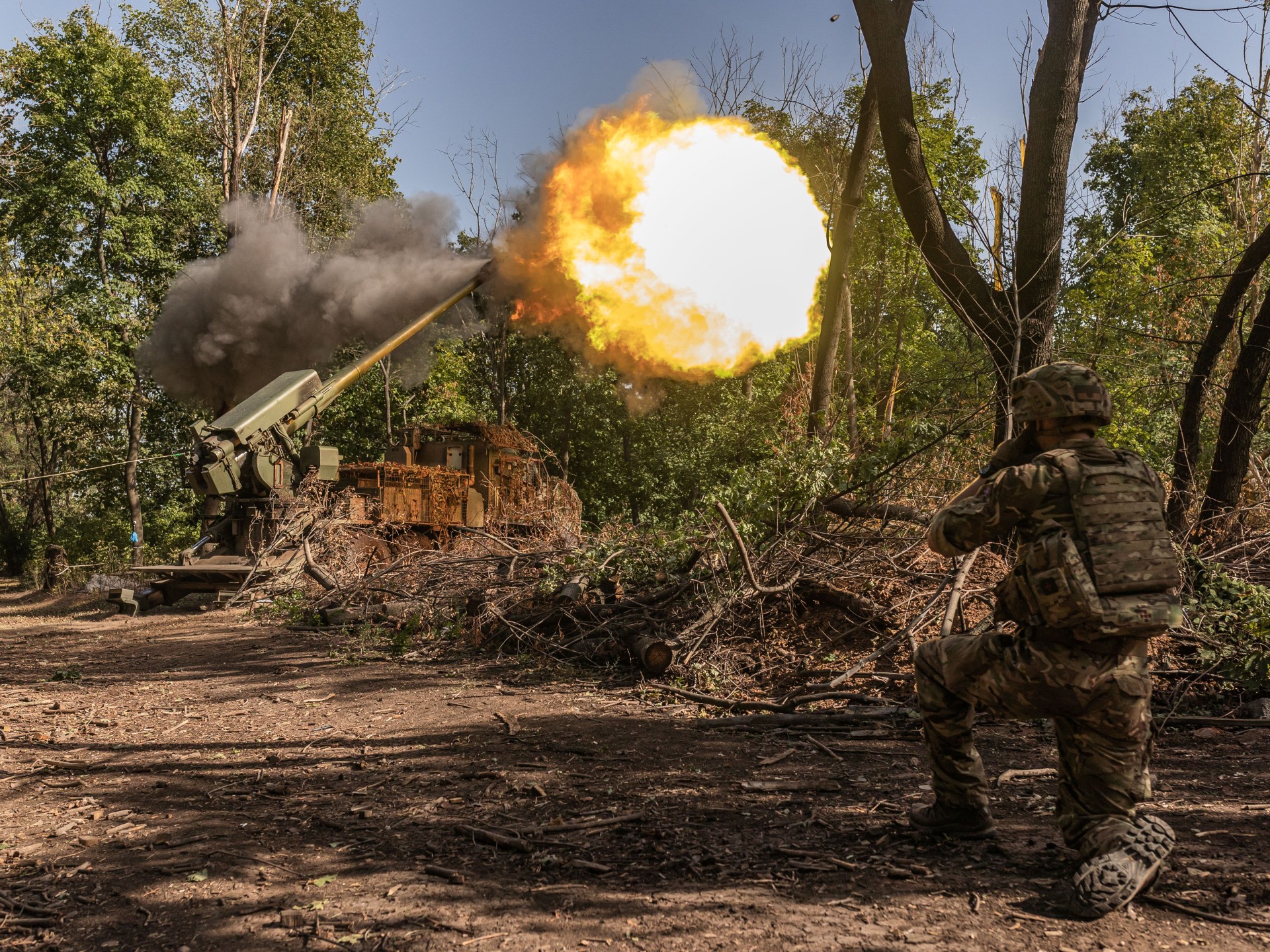 Zelenskyy on Security Garanty Shuttle som Fighting Rages i Ukraina War
