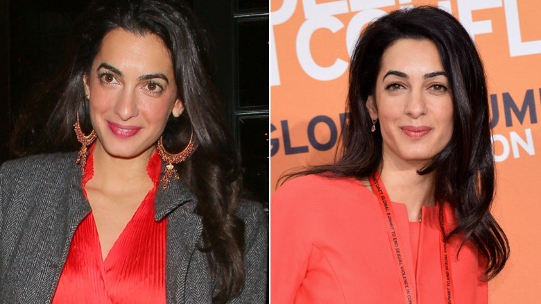 Amal Clooney ler för kameror 2013 och 2014
