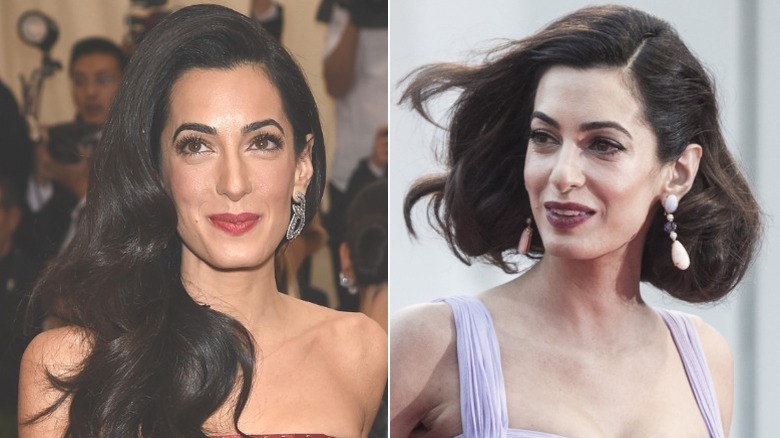 Amal Clooney gör röda mattan framträdanden