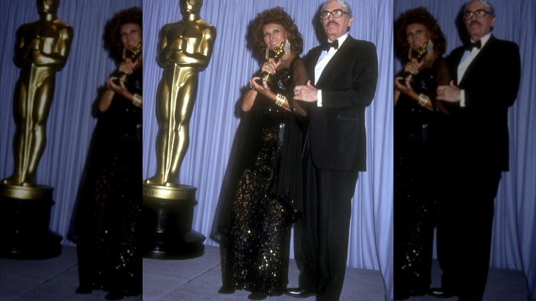 Sophia Loren vid Oscarsgalan 1991