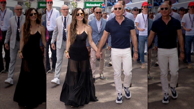 Lauren Sánchez och Jeff Bezos deltar i Monacos F1 Grand Prix den 25 maj 2025 i Monte-Carlo, Monaco (2025)