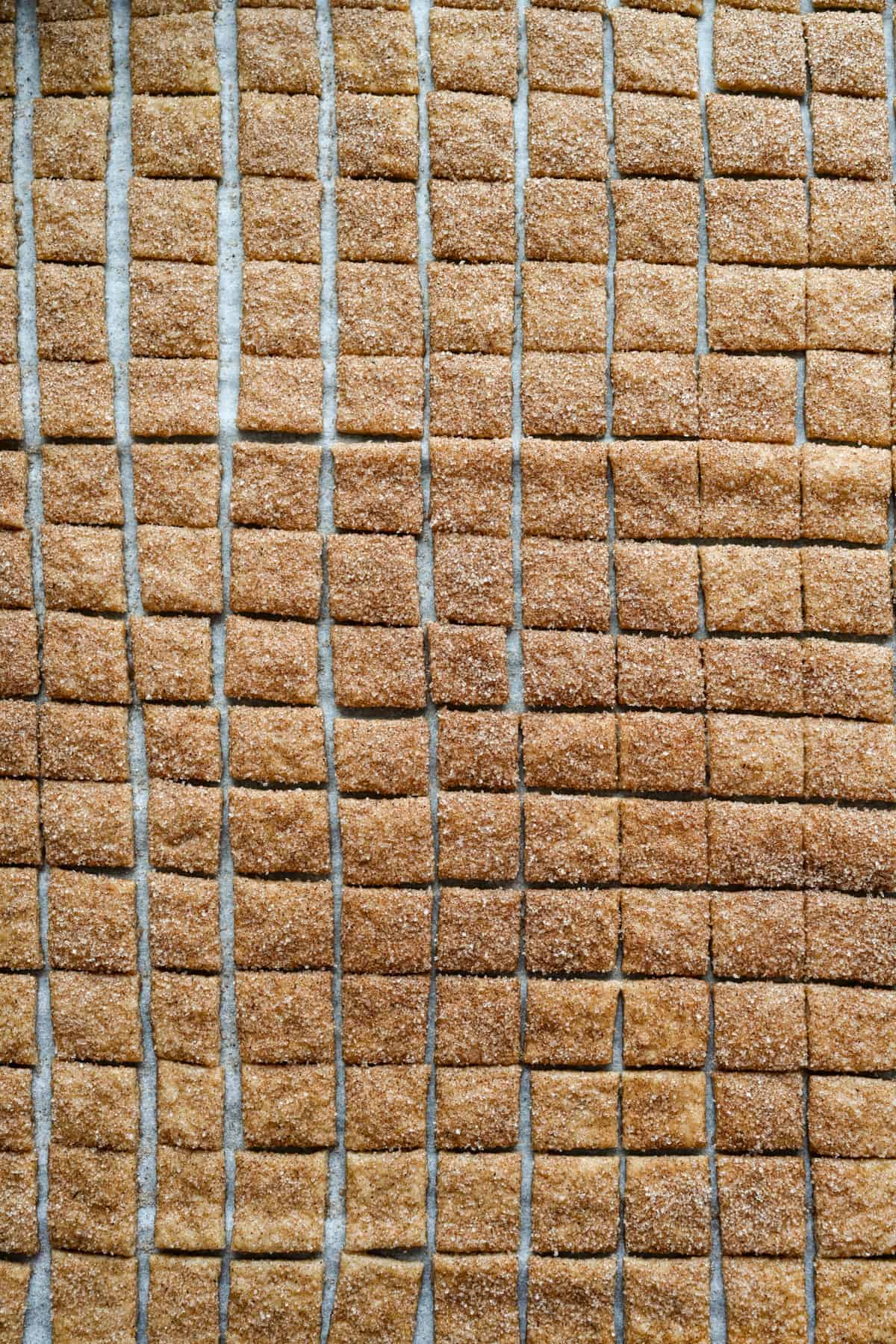 Cinnamon toast crunch efter gräddning.