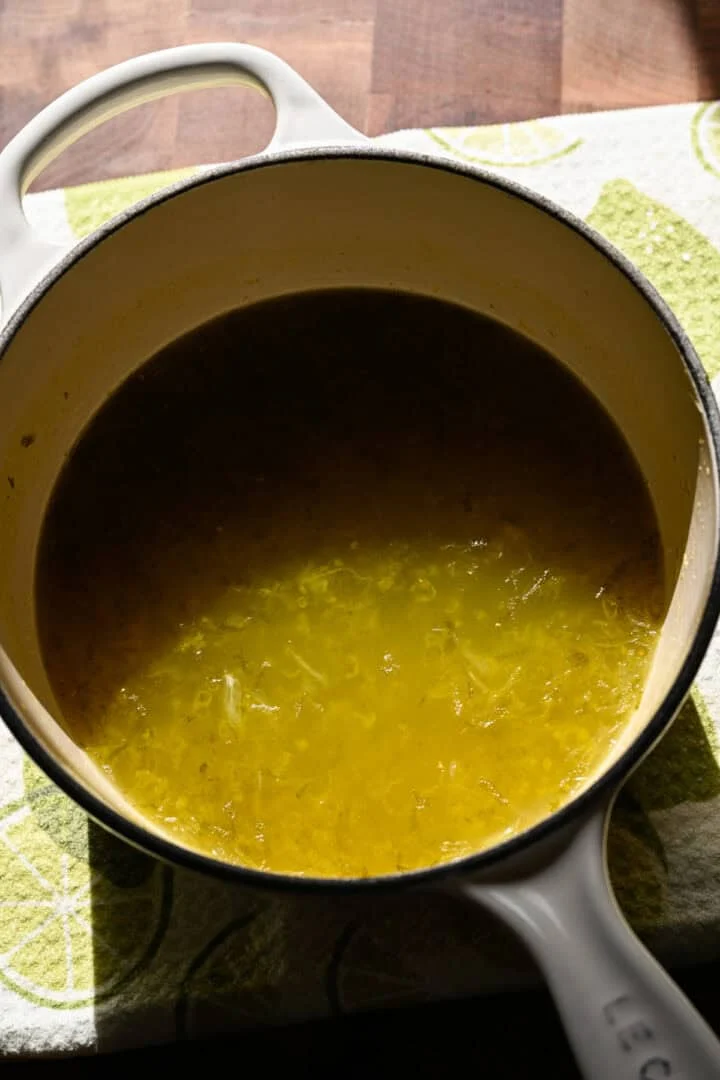 Hemlagad spritesirap efter sjudning.