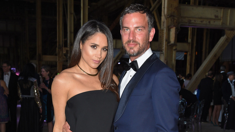 Meghan Markle poserar med Markus Anderson
