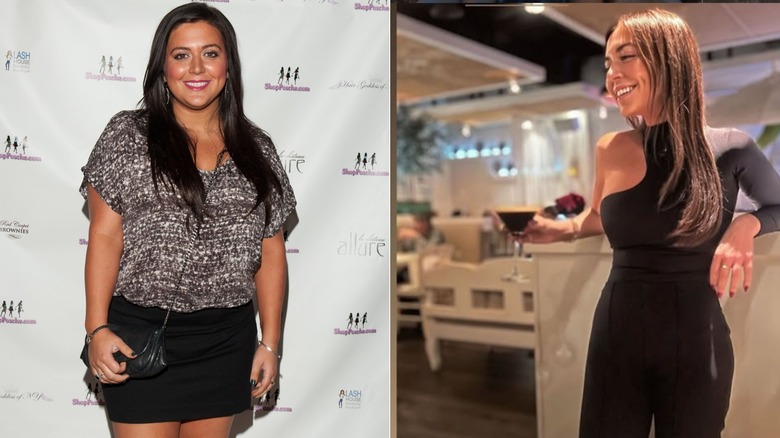 Lauren Manzo före och efter GLP-1 viktminskning