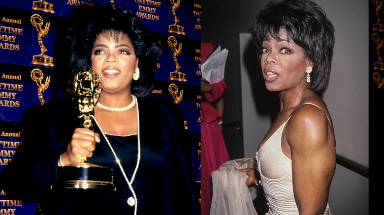 Oprah Winfrey fick en utmärkelse för en hög vikt och visade upp sin viktminskning på 1990-talet