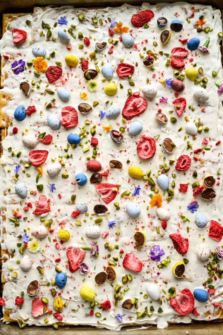 Påskspricka sett ovanifrån.