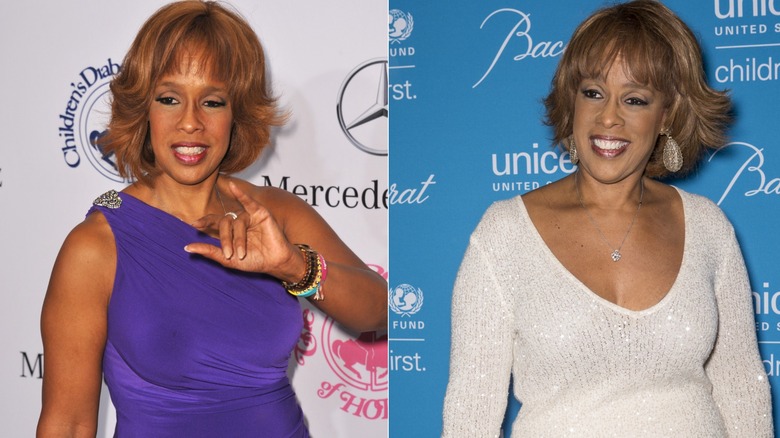 Gayle King när hon började sin karriär kl 