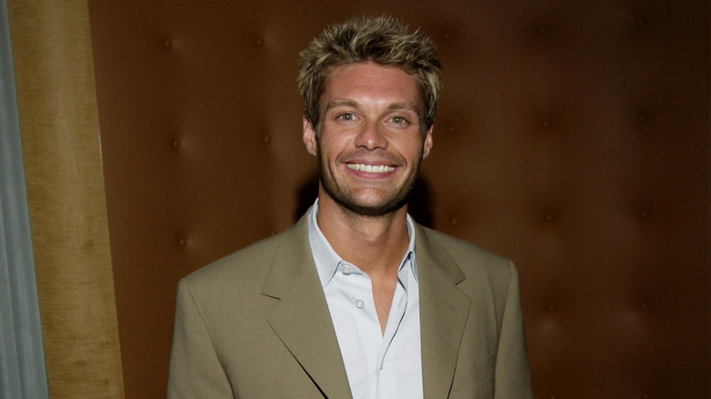 Ryan Seacrest deltar i Fox Summer TCA Party 2002 på Sky Bar på The Mondrian Hotel