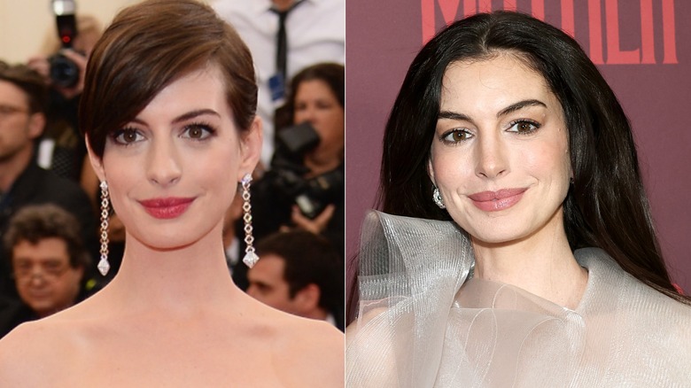 Före och efter bilder av Anne Hathaway före och efter nykterhet