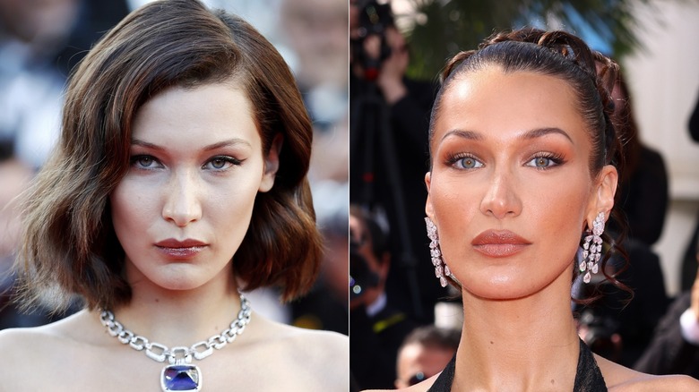 Före och efter bilder av Bella Hadid före och efter nykterhet