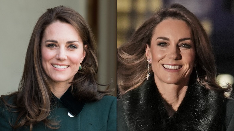 Före och efter bilder av Kate Middleton före och efter nykterhet