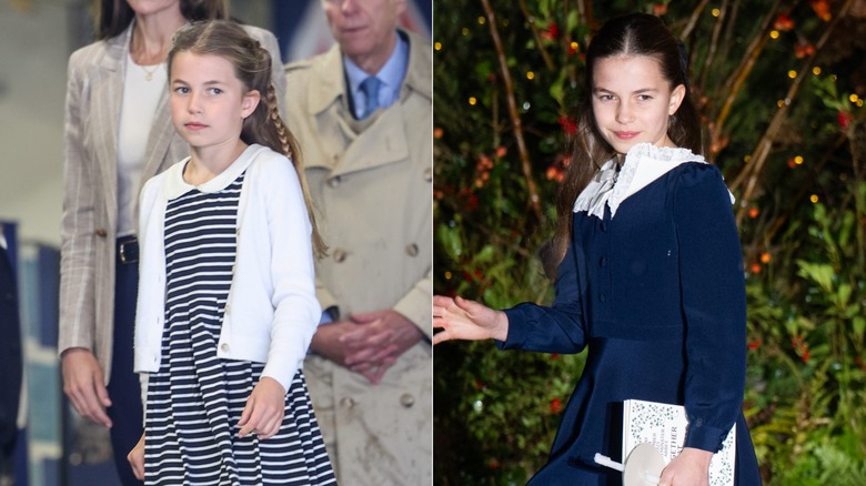 Prinsessan Charlotte bär klänningar