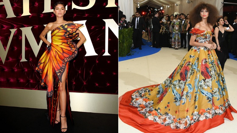 Zendaya i klänningar på röda mattan 2017