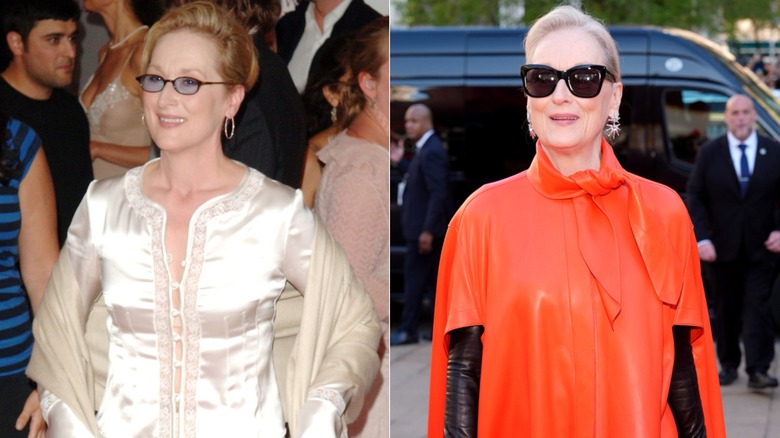 Meryl Streep på Devil Wears Pradas premiär 2006 och 2026