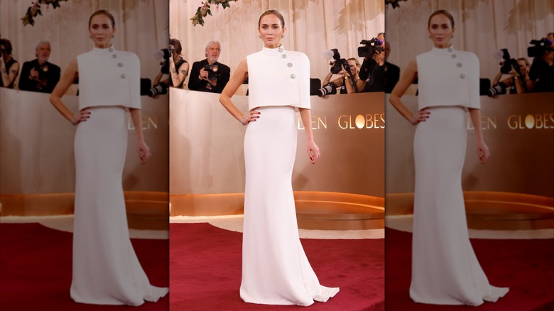 Emily Blunt på Golden Globes 2026.