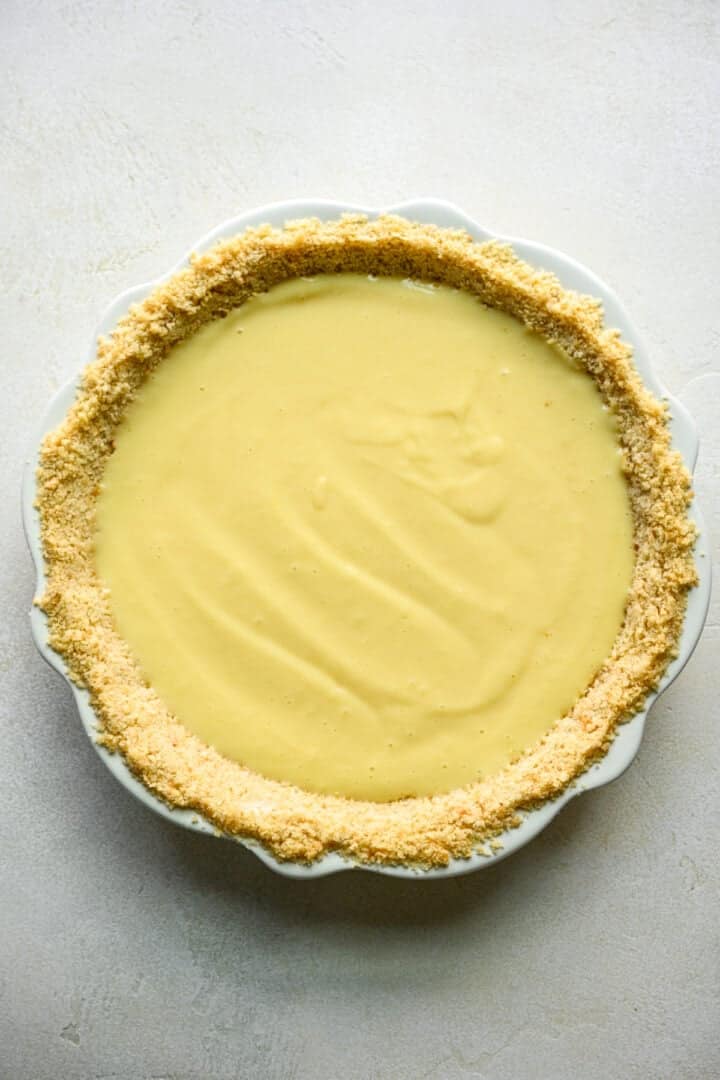 Atlantisk strandpaj innan bakning.