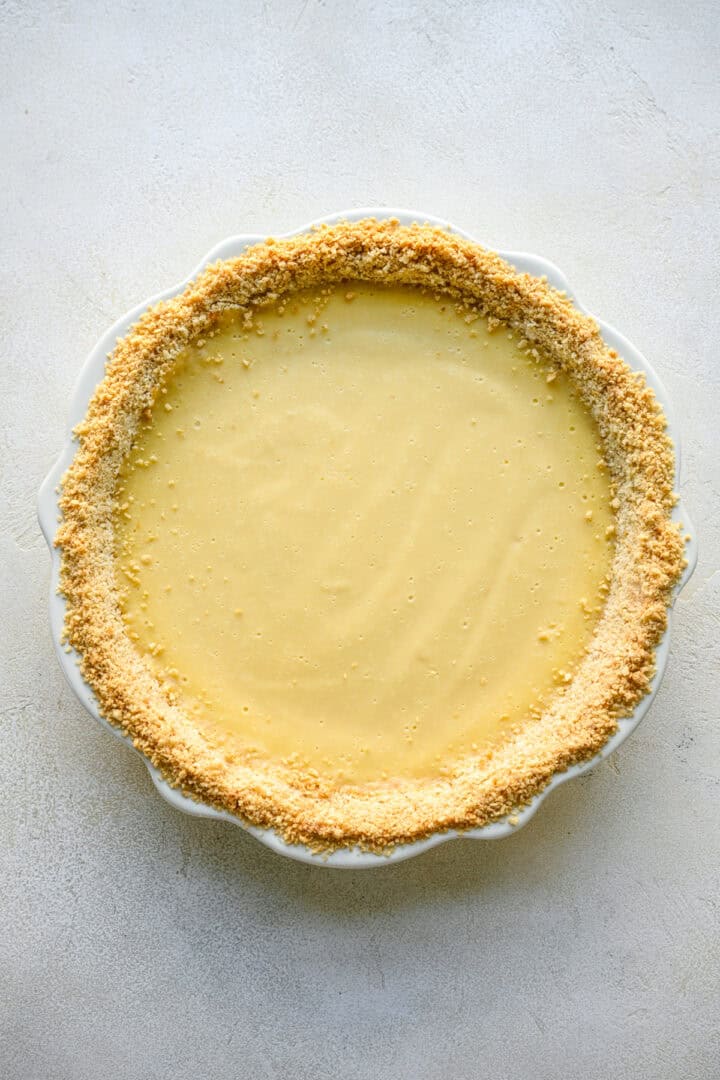 Atlantisk strandpaj innan bakning.