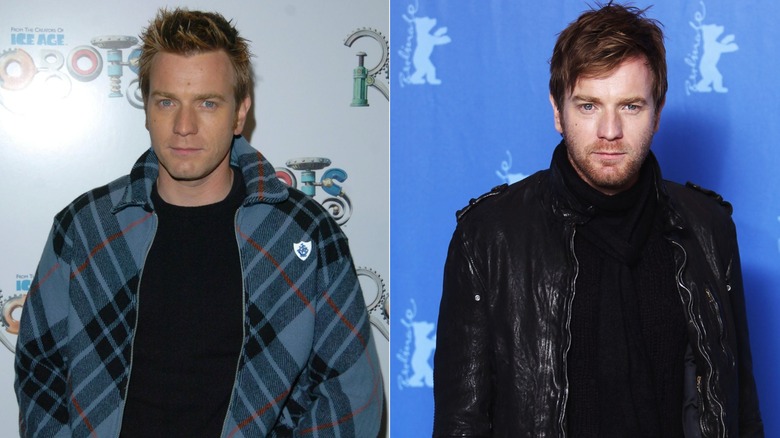 Foton sida vid sida som visar Ewan McGregor före och efter att han slutade röka