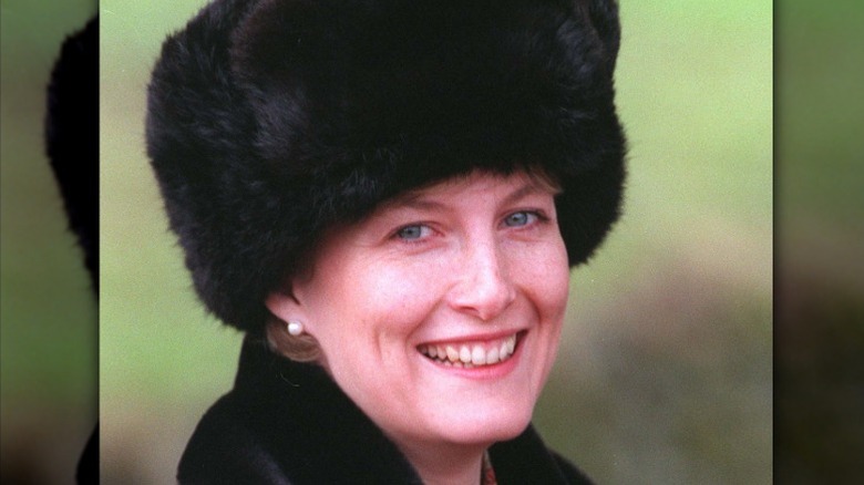 Sophie Rhys-Jones deltog i en gudstjänst i Sandringham