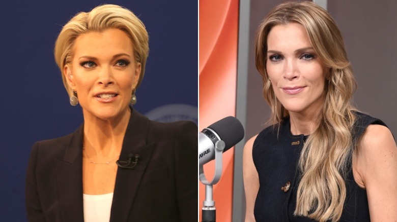 Megyn Kelly på Iowa-debatten 2016 och spelade in hennes podcast