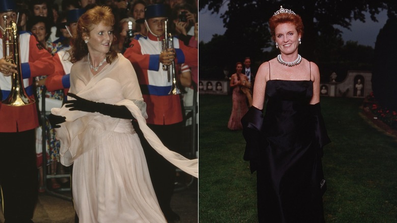 Före och efter bilder av Sarah Ferguson, hertiginna av York