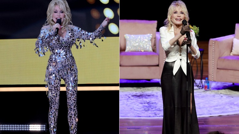 Dolly Parton vid 57th Academy of Country Music Awards i mars 2022 i Las Vegas / Dolly Parton vid en 