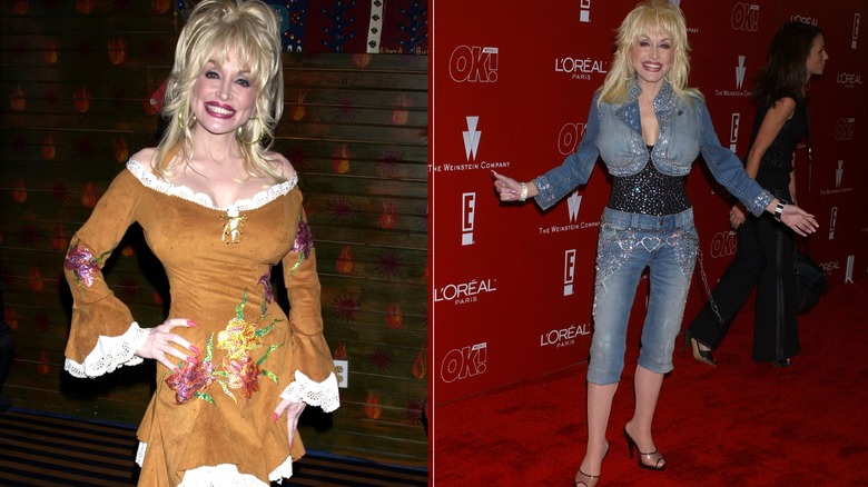 Dolly Parton på House of Blues i West Hollywood 2002 / Dolly Party på en pre-Oscar-fest 2006 i West Hollywood