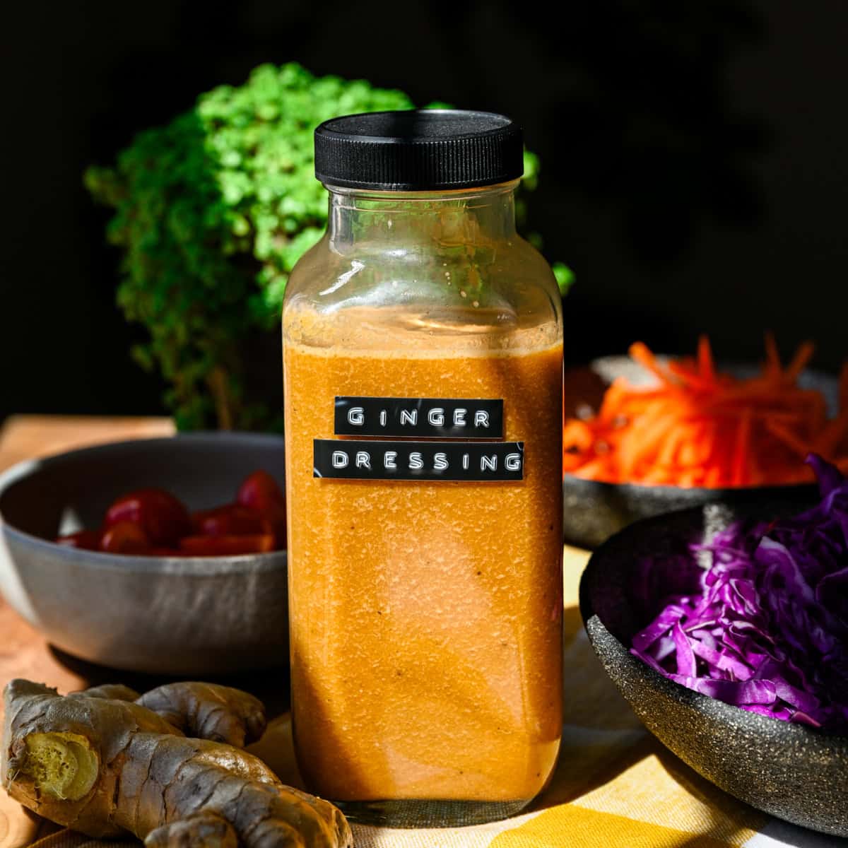 Hemlagad ingefärsdressing