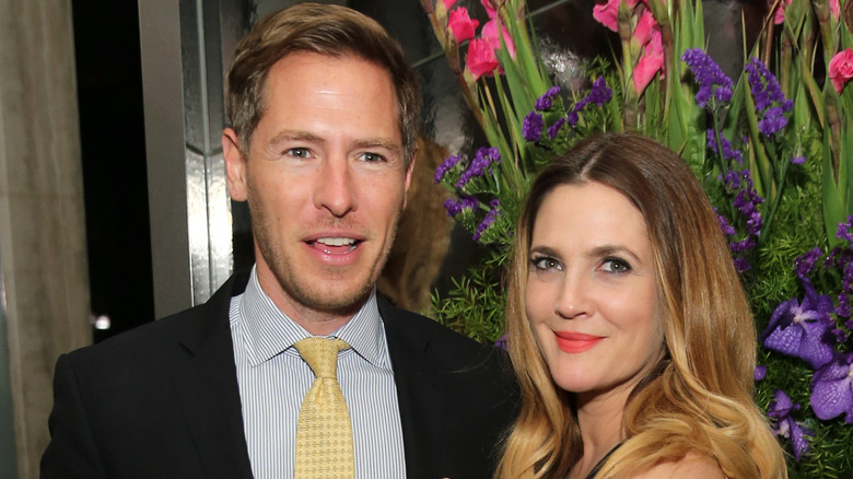 Drew Barrymore och maken Will Kopelman deltar på efterfesten 