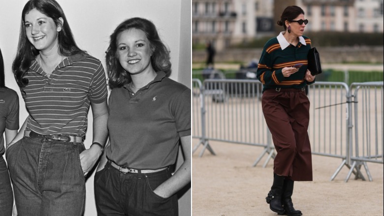 UCLA-studenter 1980, och en kvinna vid ett evenemang i Paris modevecka 2026