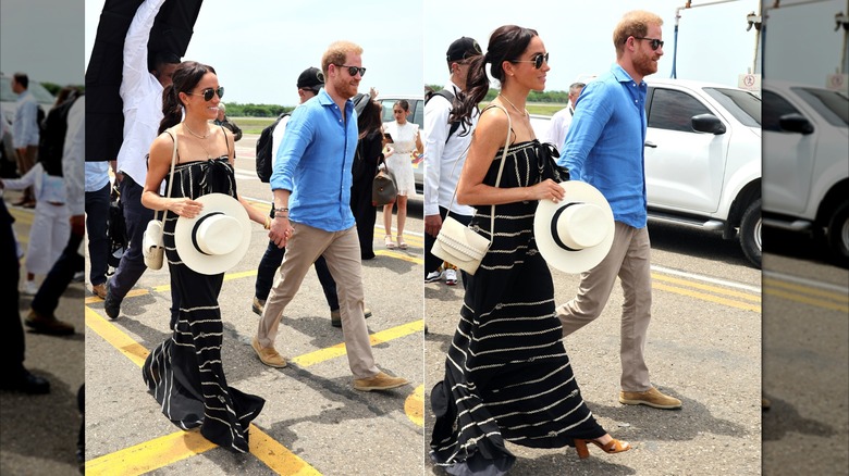 Meghan Markle och prins Harry i Cartagena, Colombia 2024.