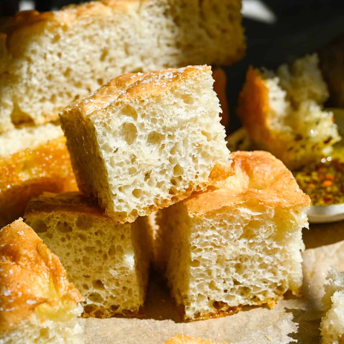 No-Knead Focaccia (Easy One Bowl Recept)