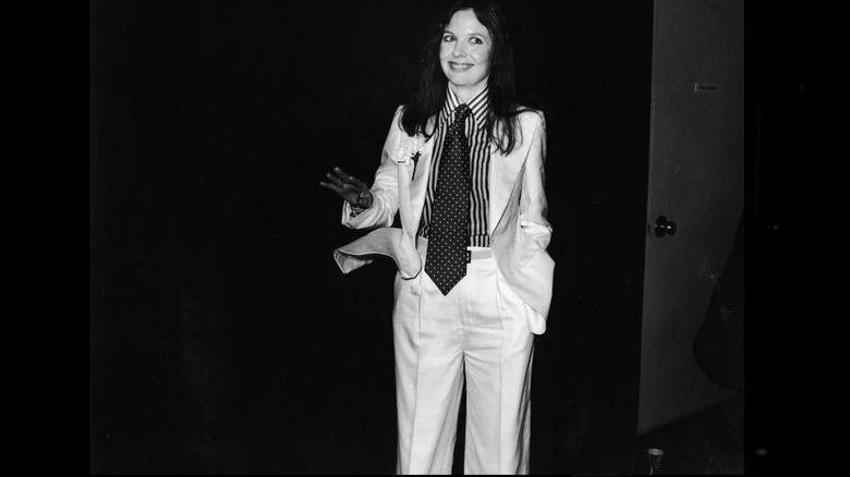 Diane Keaton vid den 48:e Oscarsgalan i Los Angeles i mars 1976