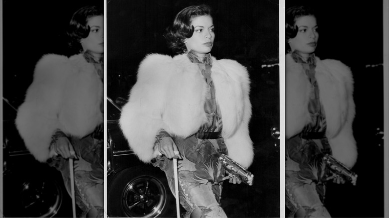 Bianca Jagger på Odeon Leicester Square för premiären av "Titta inte nu" i London i oktober 1973