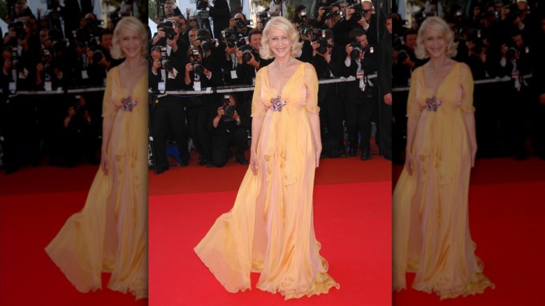 Helen Mirren på filmfestivalen i Cannes