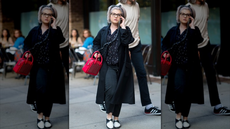 Kelly Osbourne ses i Tribeca den 19 september 2018 i New York City