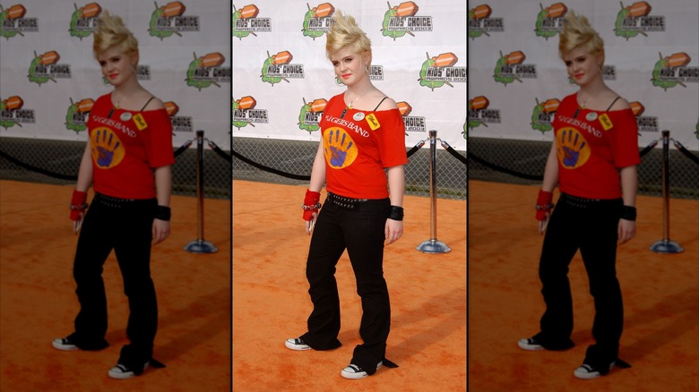 Kelly Osbourne under Nickelodeons 16:e årliga Kids' Choice Awards 2003 - Ankomst till Barker Hanger i Santa Monica, Kalifornien
