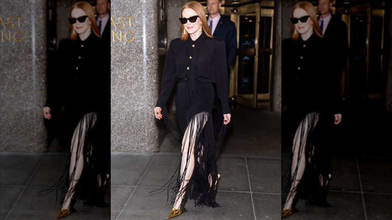 Julianne Moore i Midtown i New York City i juni 2025