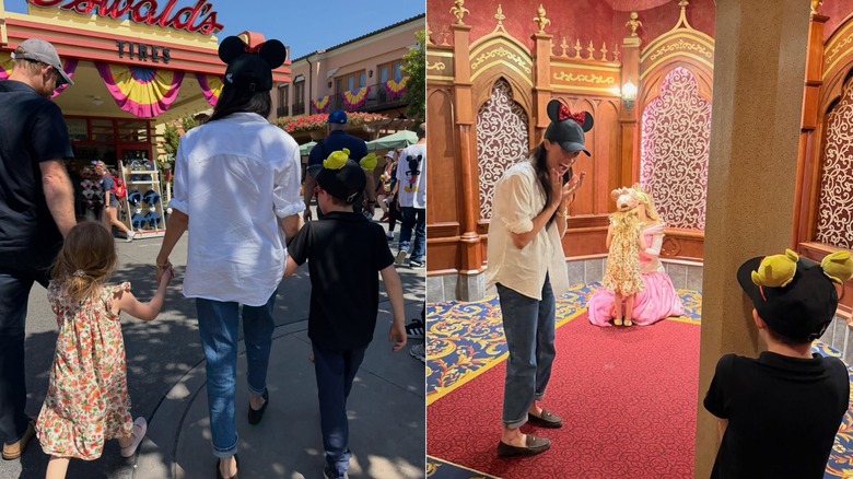 Meghan Markle och Lilibet på Disneyland.