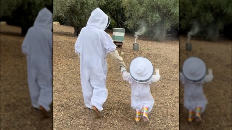 Meghan Markle biodling med Lilibet.
