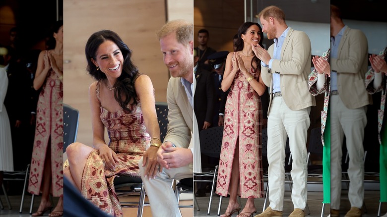 Meghan Markle och prins Harry i Bogota, Colombia 2024.