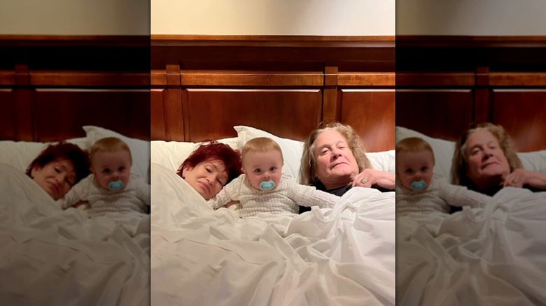 Sharon Osbourne, Ozzy Osbourne och deras barnbarn Sidney
