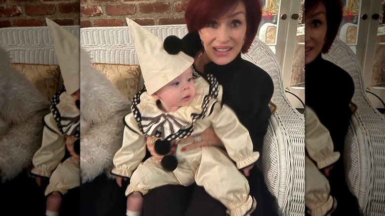 Sharon Osbourne och hennes barnbarn Sidney