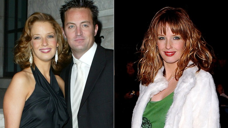 Kelly Reilly med Matthew Perry och i vit rock