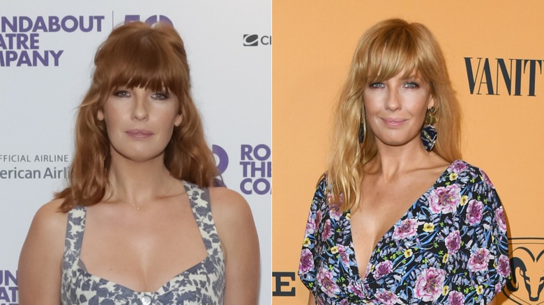 Kelly Reilly i blommiga klänningar