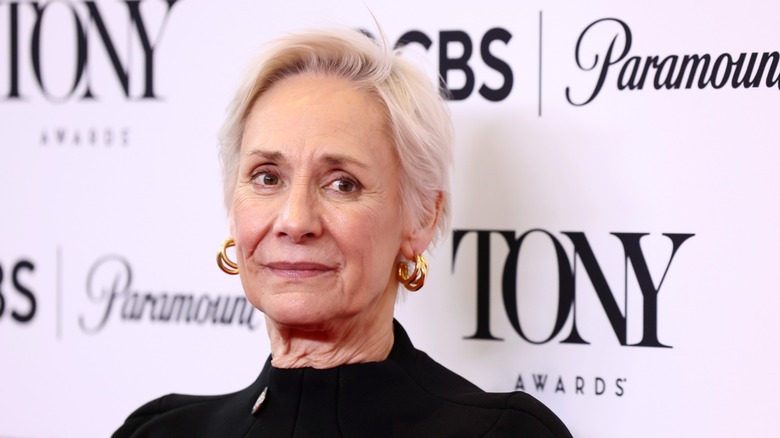 Laurie Metcalf på Tony Awards 2026 "Möt de nominerade" händelse.