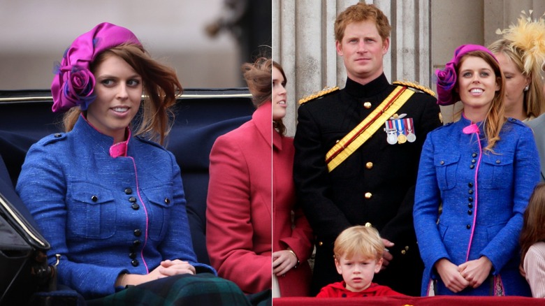 Prinsessan Beatrice på Trooping the Color 2012
