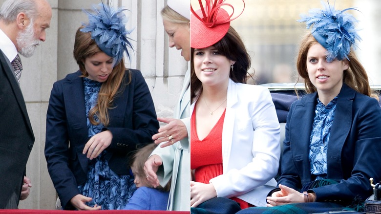 Prinsessan Beatrice på Trooping the Color 2010